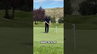 Simple putting practice happygolfing putting putter golf golftips pga foryou fyp break80 [upl. by Lindeberg]