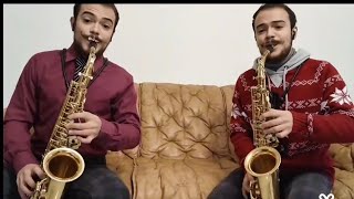 Its beginning like christmas Sax duet [upl. by Cherry]