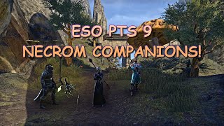 ESO PTS 9 Necrom Companions [upl. by Ray]