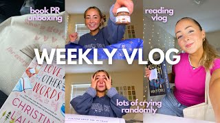 VLOG ♡ reading Love amp Other Words i cried and The Prison Healer spoiler free  PR unboxing [upl. by Ecilayram]