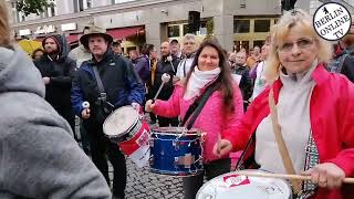 01102022 Die Trommler in FürstenwaldeBrandenburg bei der Demo Veranstaltung 🥁👍 [upl. by Sucul636]