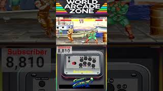 Guile vs Bison Exciting Round bachatahero streetfighter arcade retrogaming shorts fightcade2 [upl. by Nadnerb]