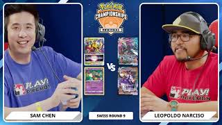 TCG Sam Chen Vs Leopoldo Narciso  2024 Pokémon Charlotte Regional Championships Swiss R9 [upl. by Joshua]