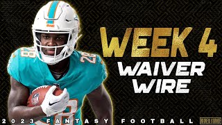 2023 Fantasy Football  Week 4 Must Add Waiver Wire Pickups [upl. by Earl346]