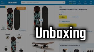 OXELO Skateboard 8 Inch CP500 Unboxing  Decathlon [upl. by Araek]