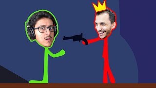 مضاربة العصيان  جلد ومجالد مع ريان Stick Fight [upl. by Lerrej]