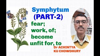 HSH SYMPHYTUM Dr ACHINTYA CHOWDHURY SIR KI CLASShshhomeopathy [upl. by Juliano]