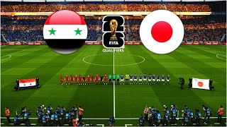 SYRIA vs JAPAN  FIFA WORLD CUP 2026 QUALIFIERS [upl. by Naleek140]