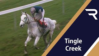 The great DESERT ORCHID dominates in the 1988 Tingle Creek at Sandown  Racing TV [upl. by Selij208]