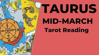 Taurus Deep Happiness and Flowing Abundance What A Change 💛 MidMarch 2024 Tarot Reading [upl. by Asille]