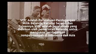 SEJARAH SINGKAT VOC  Vereenigde OostIndische Compagnie HINDIA BELANDA [upl. by Ihskaneem]