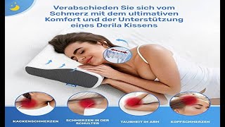 Derila Memory Foam Kissen Kopfkissen Nackenkissen AntischnarchKissen [upl. by Augustus420]