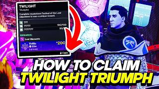 Twilight Triumph Guide Get Lost Memento amp Emblem  Destiny 2 Festival Of The Lost 2024 [upl. by Iney]