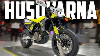 HUSQVARNA 701 SUPERMOTO 2024  Walkaround Eicma 2023 [upl. by Pena]