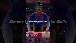 Do you think she could ever land this🤔 gymnastics beam simonebiles [upl. by Rorrys]