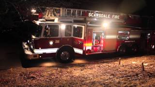 Scarsdale fire dep [upl. by Adiarf]