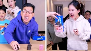 Guess The Flavor Of Oreos Blindly Who Has The More Sensitive Mouth Who Wins The Most CookiesFun [upl. by Cedar]