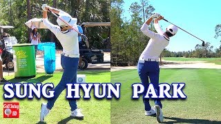 SUNG HYUN PARK DUAL ANGLE SLOW MOTION GOLF SWING 1080 HD [upl. by Macgregor]