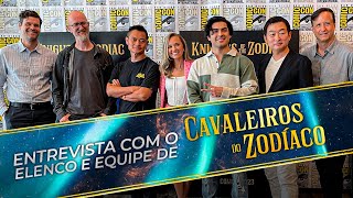 Cavaleiros do Zodíaco  Filme Live Action  Entrevista com Elenco e Equipe [upl. by Airdnekal680]