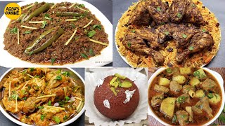 Complete Dawat Menu BUDGET FRIENDLY by Aqsas Cuisine Chicken Karahi Aloo Gosht Achari Keema [upl. by Autry572]