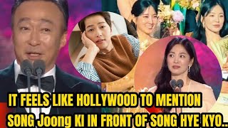 Lee Sung Min Mentioned Song Joong Ki in Front of Song Hye Kyo At Baeksang Arts Awards 2023 [upl. by Aihtyc]