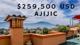 BEAUTIFUL HOME IN AJIJIC FOR SALE 259500 USD on LAKE CHAPALA MEXICO [upl. by Noraa]