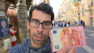 What Can € 10 Get You In VALETTA MALTA BUDGET VIDEO FOR 1 WHOLE DAY [upl. by Eiryt]