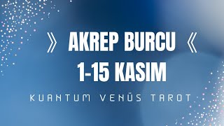 Akrep burcu 115Kasım haftası•☆Özlem akrep akrepburcukeşfetbeniöneçıkarasmr tarotreadingkasım [upl. by Delwin45]