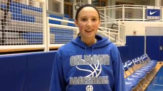 Gilmour sophomore Emily Kelley on her 20 points against St Joseph Academy [upl. by Brita]