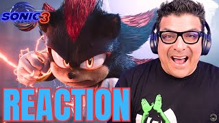 SONIC THE HEDGEHOG 3  OFFICIAL TRAILER REACTION  Paramount Pictures [upl. by Annawt]