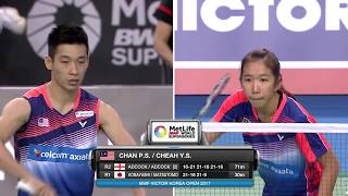 Victor Korea Open 2017  Badminton QF M2XD  SeoKim vs ChanCheah [upl. by Pollitt630]