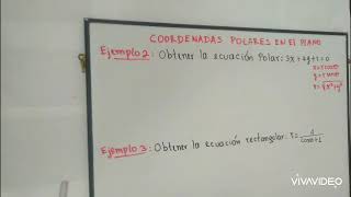 EJEMPLOS COORDENADAS POLARES EN EL PLANO [upl. by Gallard]