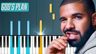 Drake  quotGods Planquot Piano Tutorial  Chords  How To Play  Cover [upl. by Yanrahc]