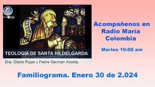 Familiograma 30Ene2024 Radio María Colombia Programa Teología según Santa Hildegarda [upl. by Nyrual654]