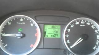 Skoda Fabia 14 TDI PD consumption [upl. by Aneema]