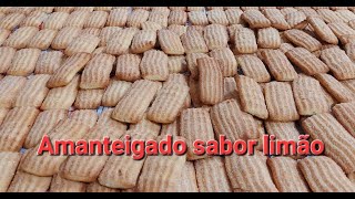 Biscoito amanteigado de limão [upl. by Hamas]