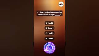 Binary system is expressed by combinations of digits  Tech Quiz questions and answers [upl. by Oiraved21]