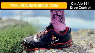 Cimalp 864 V2 review Trail running shoe with new progressive drop 468mm plus Vibram sole [upl. by Donetta]