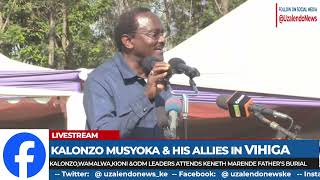 Kalonzo Musyokas Speech In Luanda During Burial Ceremony Of Kenneth Marendes Father FULL SPEECH [upl. by Panayiotis964]