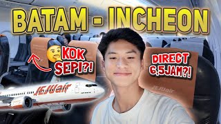 EKSKLUSIF⁉️ Terbang ke Korea LANGSUNG dari Batam😱⁉️ Penerbangan Internasional TERBARU di INDONESIA✈️ [upl. by Farleigh]