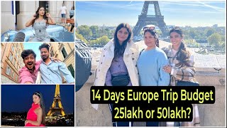 Europe Trip ka pura budget reveal kiya hai  Sun ke Aacha lagega😀 [upl. by Haidedej297]