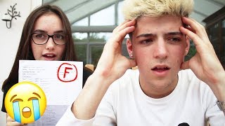 GIRL FRIEND OPENS MY GCSE RESULTS 2018 LIVE REACTION [upl. by Resor]