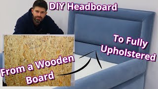 HOW TO MAKE A HEADBOARD FROM SCRATCH  DIY HEADBOARD  Faceliftinteriors [upl. by Nsaj971]