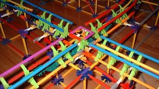 Criss Cross  Knex Roller Coaster [upl. by Tryck]