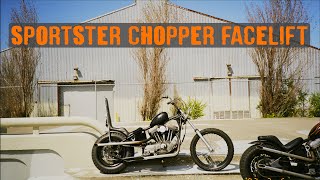 BLUES SPORTSTER CHOPPER FACELIFT [upl. by Akimert717]