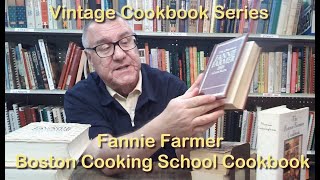 Vintage Cookbooks Boston Cooking School  Fannie Farmer Cookbook [upl. by Duarte460]