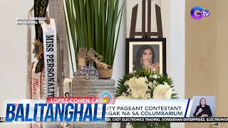 Urn ng abo ni beauty pageant contestant Geneva Lopez inilagak na sa columbarium  Balitanghali [upl. by Ytisahc]