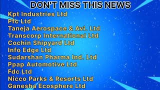 11 Companies Announced Dividend Split Bonus Buyback and Board Meeting nse bse sensex nifty [upl. by Nitniuq]