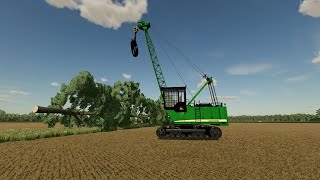 Mouse2222 FS22 GOING THAT EXTRA YARDER TO PREP A FIELD Papenburg Map V1001 Live [upl. by Sgninnej]