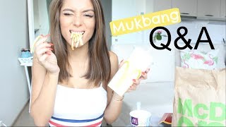 Mukbang QampA  Nabourané auto přítel jsem teď šťastná [upl. by Jayson]